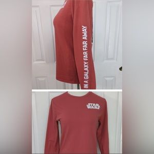 Star Wars Pink Coral Long Sleeve T-Shirt In A Galaxy Far Far Away